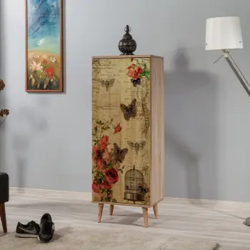 Dollap për këpucë Hanah Home, Filinta - 734, ngjyrë lisi Sonoma
