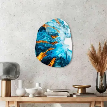 Pikturë dekorative prej xhami të temperuar, shumëngjyrëshe, Wallity UV-1104, 35x50cm