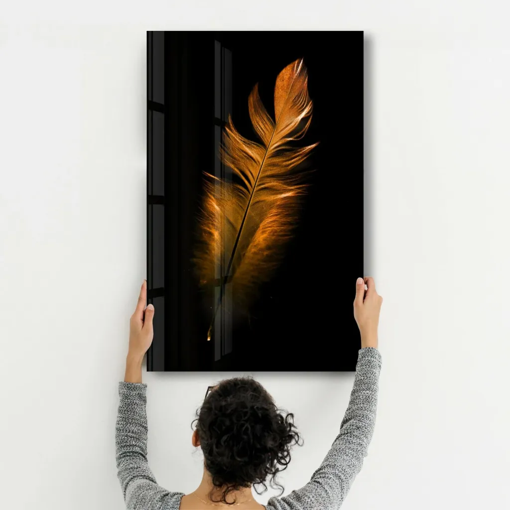 Pikturë dekorative prej xhami të temperuar, Wallity, OGLS-6009, 46x72cm - 2
