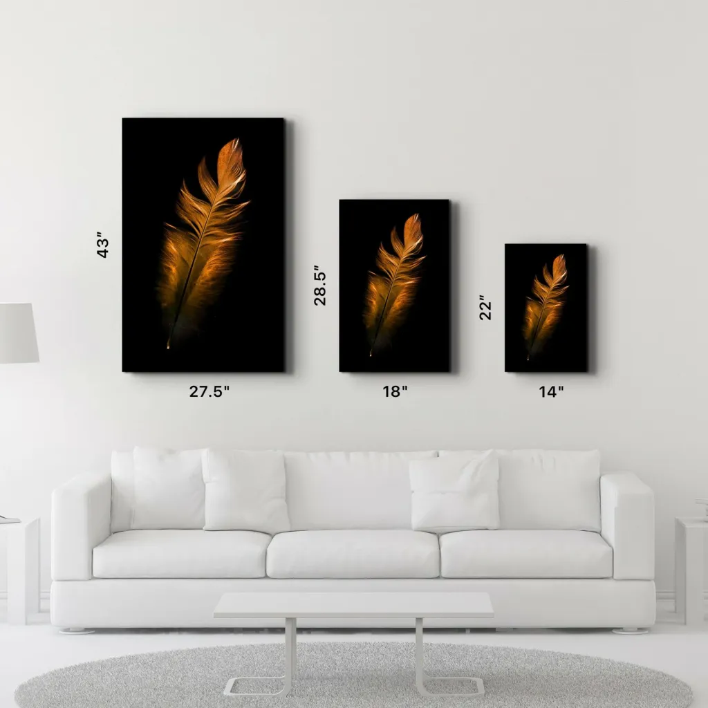 Pikturë dekorative prej xhami të temperuar, Wallity, OGLS-6009, 46x72cm - 6