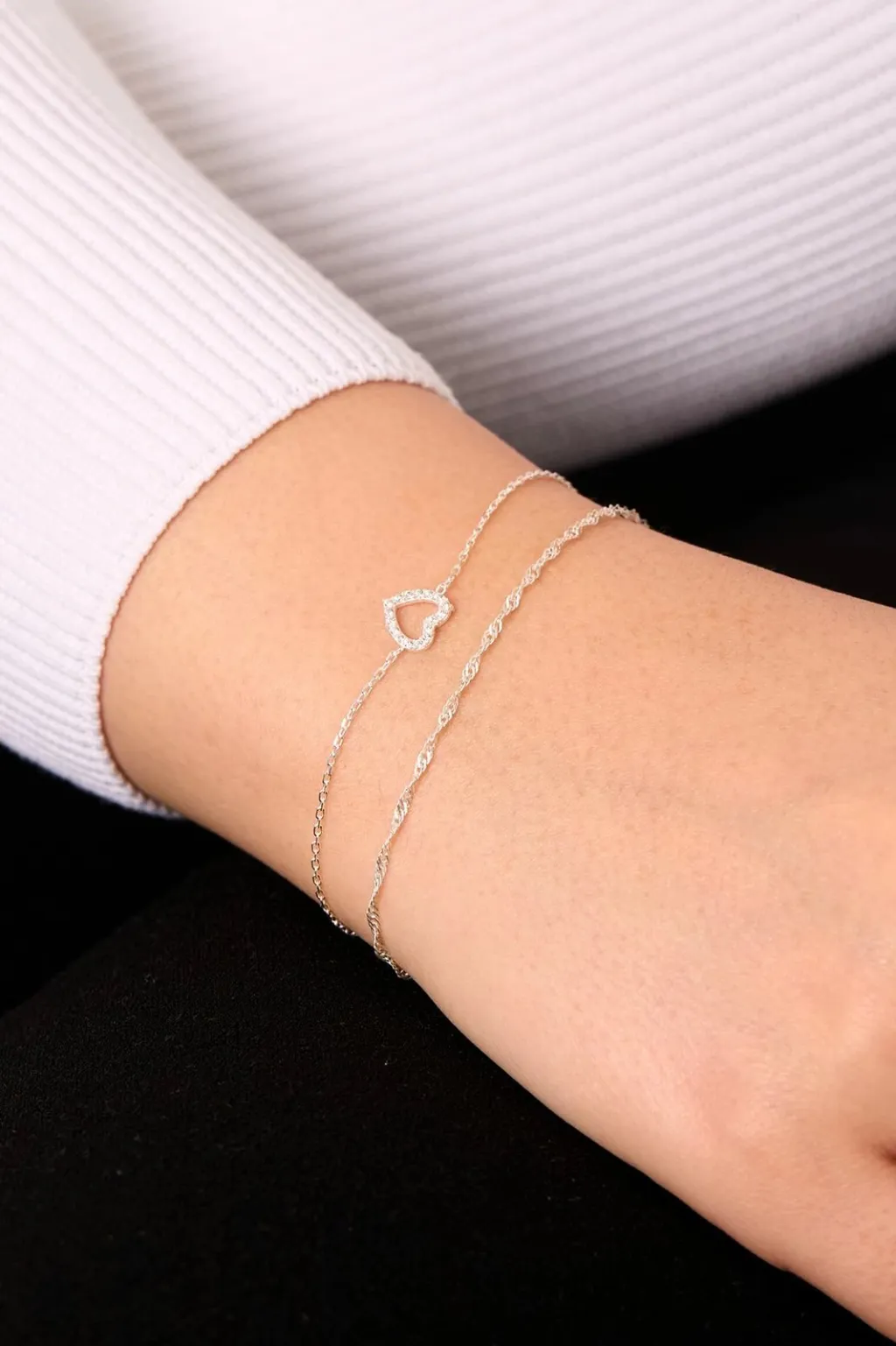 Byzylyk argjendi Elika Silver, ELKSET80098 - 4