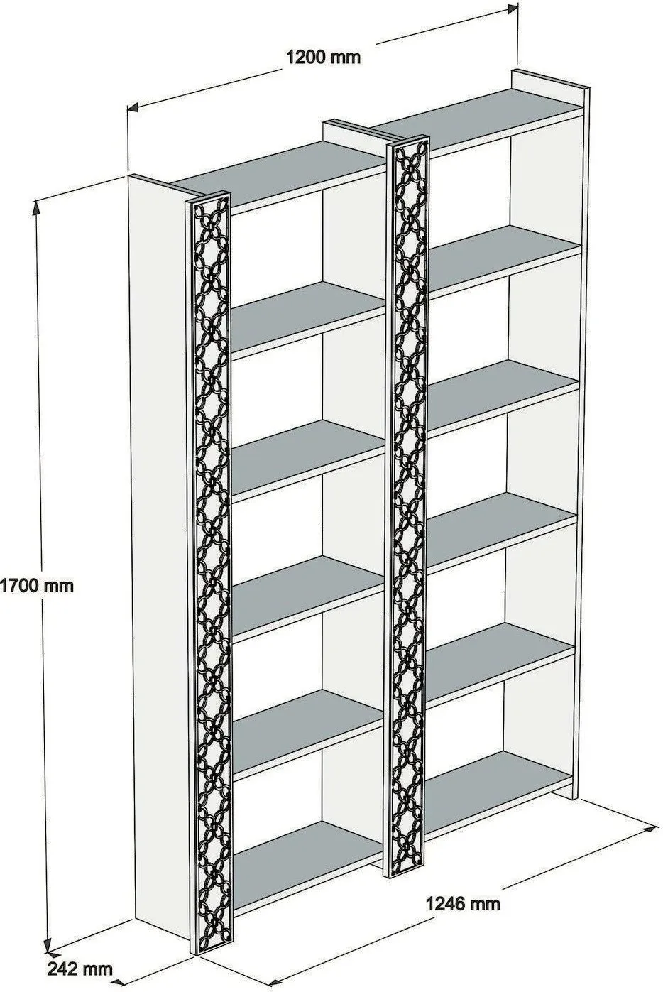 Librari / Raft Librash City 2, lejthi - 4