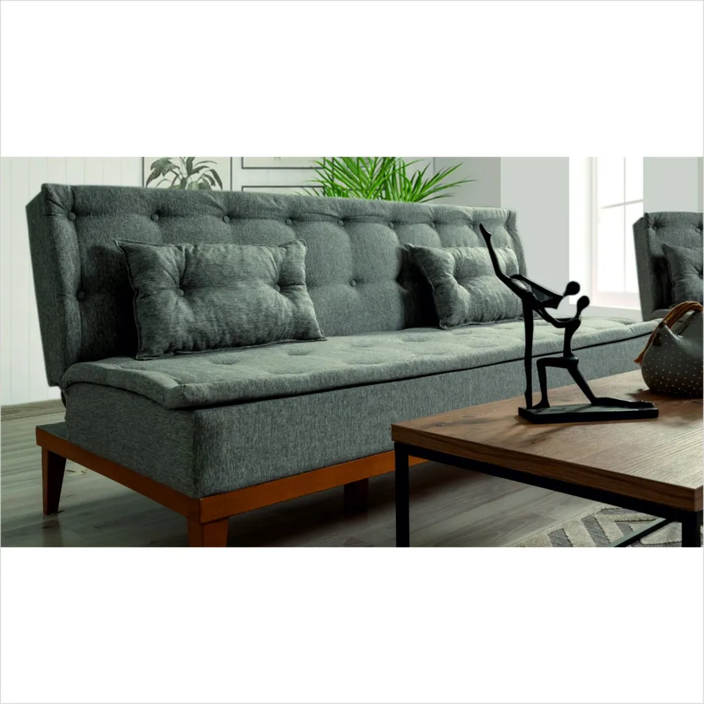 Set divani-krevat Atelier del Sofa, ngjyrë gri e errët, Fuoco-TKM04-94216 - 3