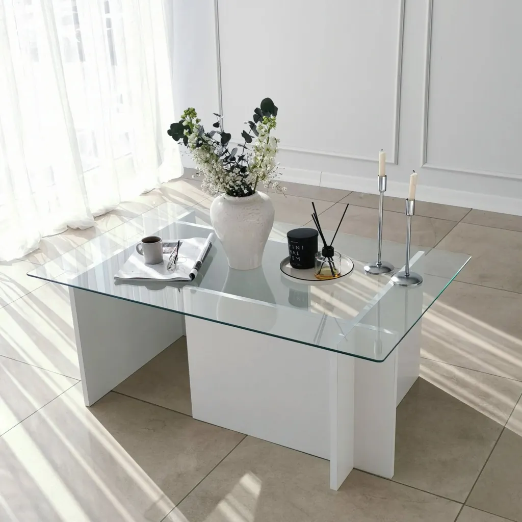 Tavolinë kafeje Hanah Home, Escape, e bardhë - 8