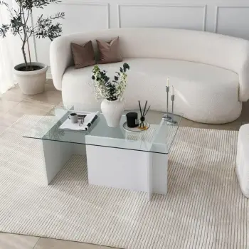 Tavolinë kafeje Hanah Home, Escape, e bardhë