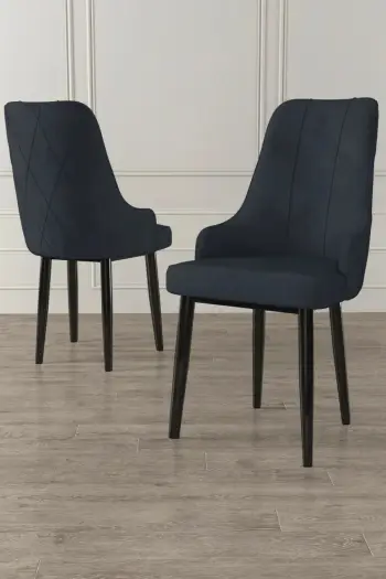 Set karrigesh (6 copë), Hanah Home Trex, gri, e zezë