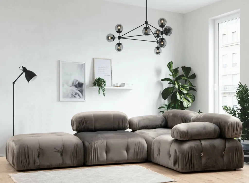 Karrige një vendëshe Bubble L1, ngjyrë gri - 6