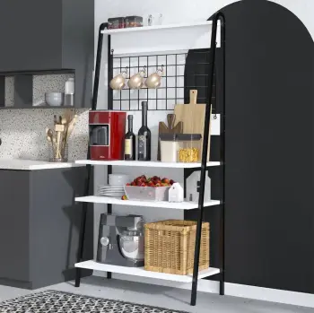 Dollap për kafe, Hanah Home Benco, i zi dhe i bardhë