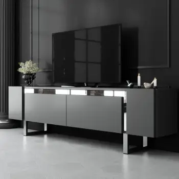 Komodë TV Hanah Home, Yildiz, antracit, argjend