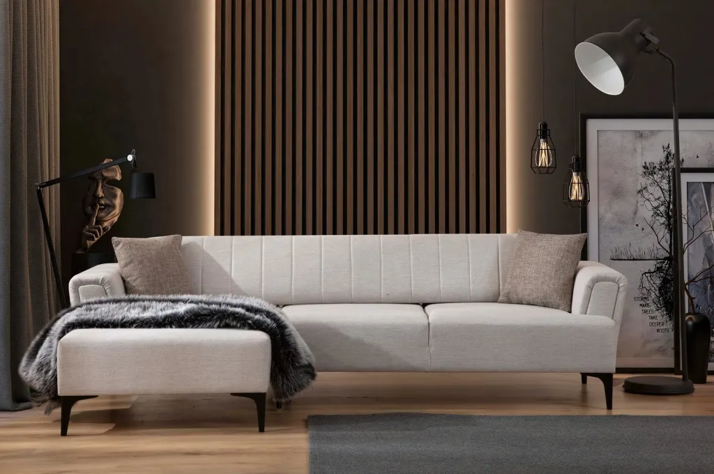 Kënd-sofë shtrat Hamlet, ecru, Atelier del Sofa, këndi majtas - 2