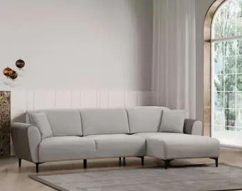 Kënd-sofë krevate Atelier del Sofa, Aren Right, ngjyrë gri