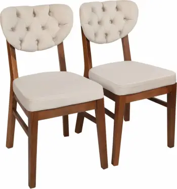 Set karrigash (2 copë), Hanah Home, Elma 760 V2, ngjyrë arre dhe bezhë