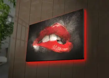 Pikturë dekorative në kanavacë me drita LED, Wallity, 4570DACT-64
