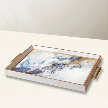 Tabaka prej qelqi Aberto Design, shumëngjyrëshe, TPB10022