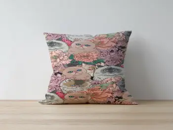 Jastëk dekorativ, mbulesë Aberto Design, a1134, shumëngjyrëshe, 43x43cm