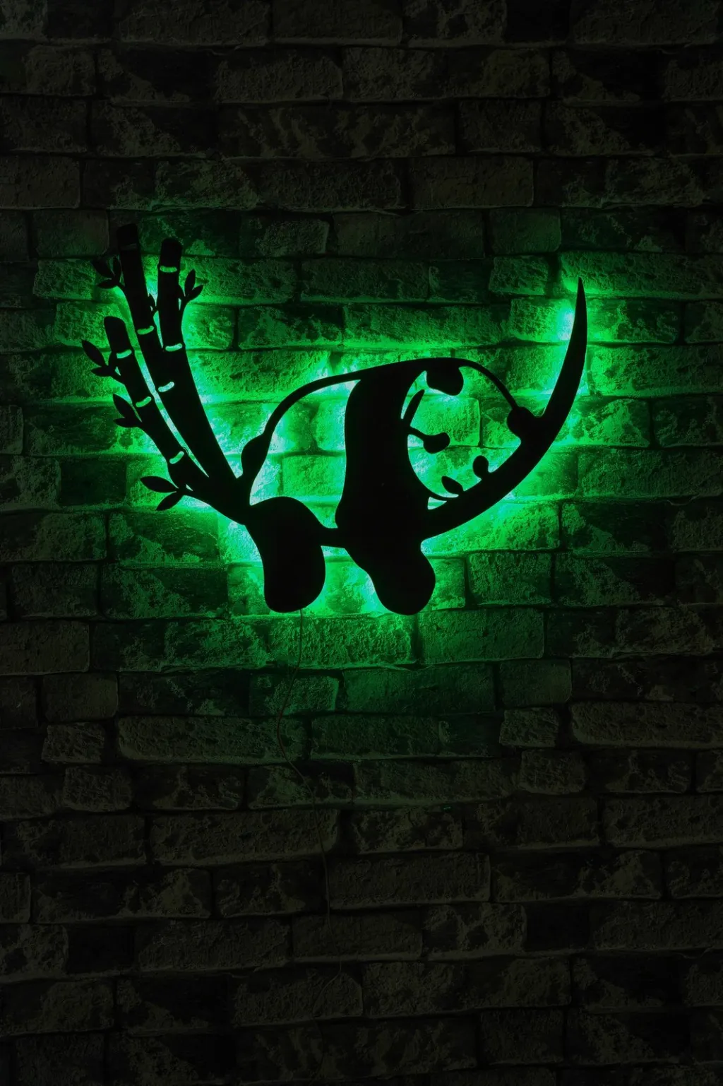 Dritë dekorative LED, panda e vogël, ngjyrë e gjelbër - 2