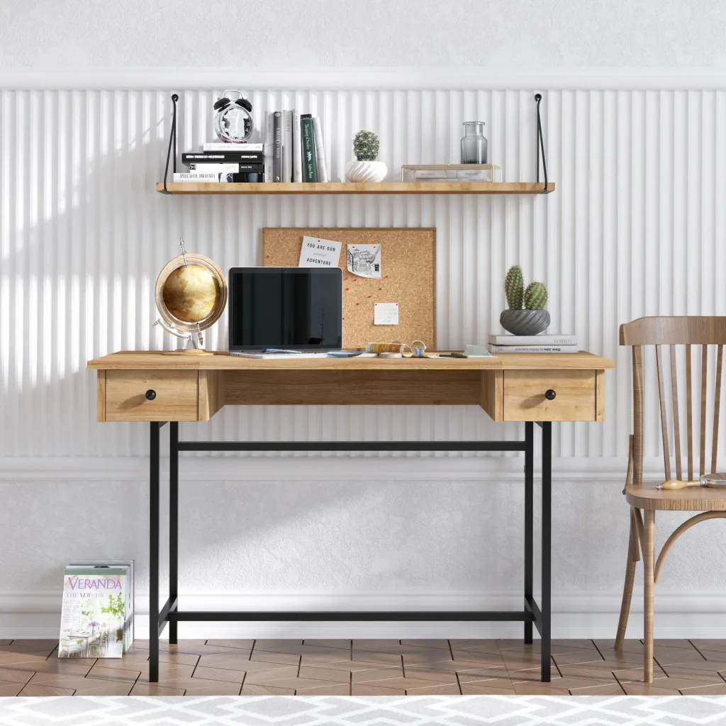 Tavolinë Studimi Dixie, lis Safir, zezë - 1