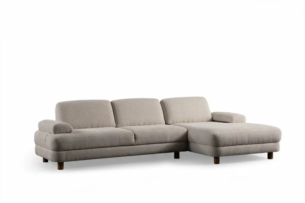 Kënd divani-krevat Atelier del Sofa, Nice L kënd djathtas, krem - 11