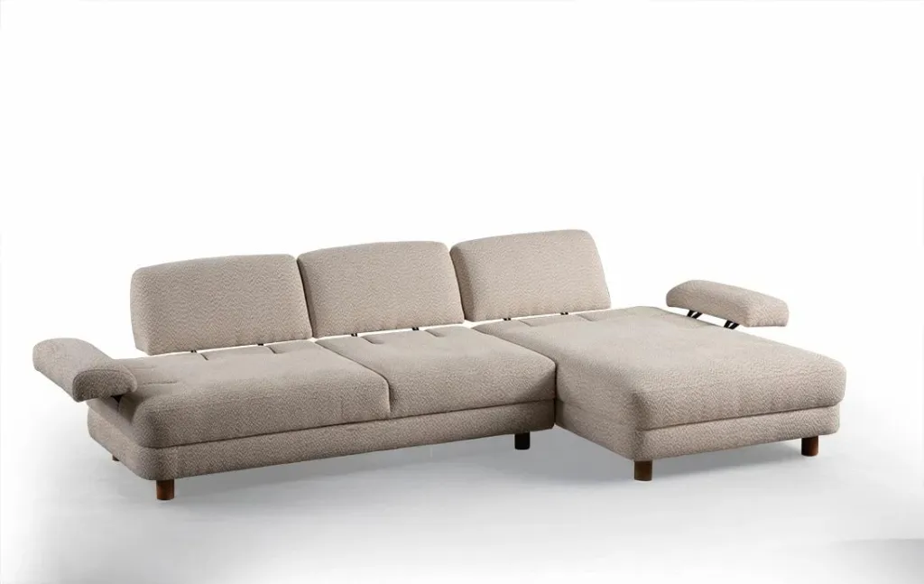 Kënd divani-krevat Atelier del Sofa, Nice L kënd djathtas, krem - 12