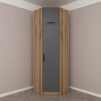 Dollap Rrobash Kale antracit Oak, antracit, lis