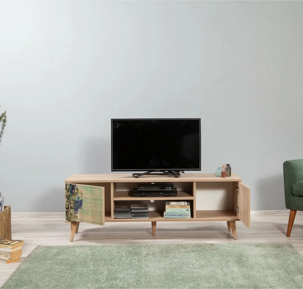 Komodinë për TV Truva, Sonoma lis - 4