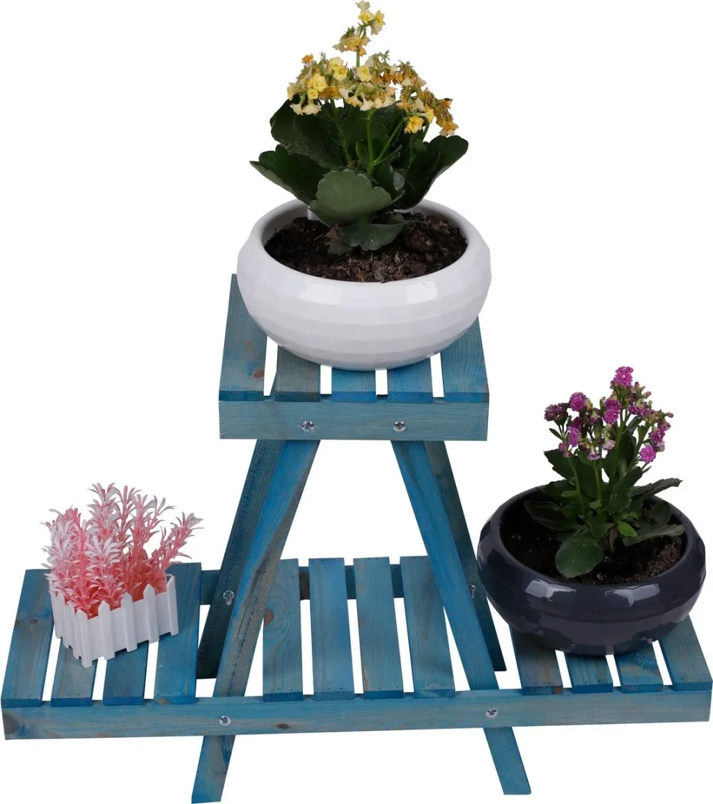 Jardiniere Aberto Design, ngjyrë blu, 212-M - 1