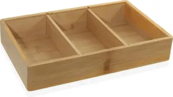 Organizer bambuje Hermia, ngjyrë druri, NTR0027, 25x16x5cm