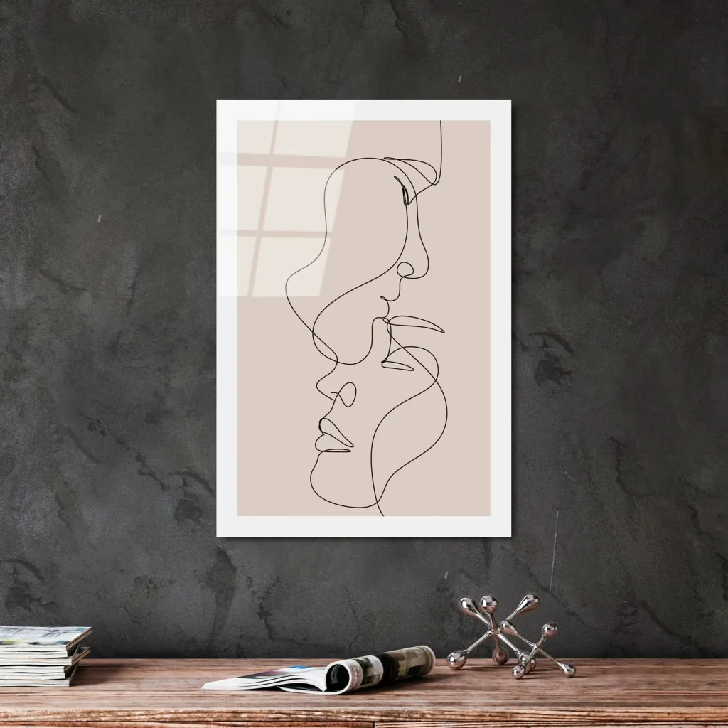 Pikturë dekorative prej xhami të temperuar, Wallity UV-1038, 30x45cm - 1
