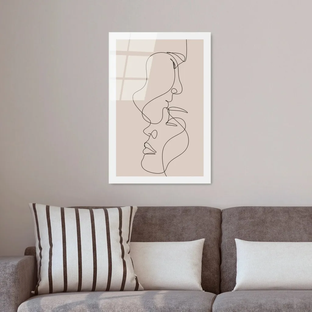 Pikturë dekorative prej xhami të temperuar, Wallity UV-1038, 30x45cm - 3