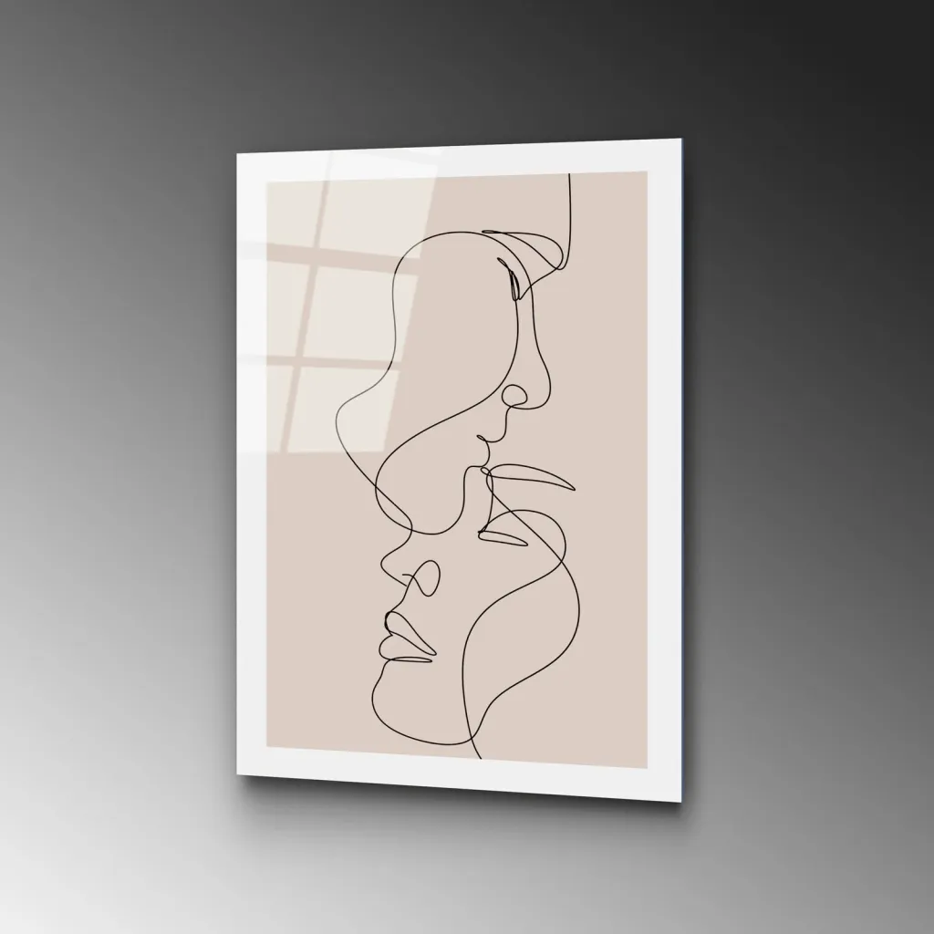 Pikturë dekorative prej xhami të temperuar, Wallity UV-1038, 30x45cm - 5