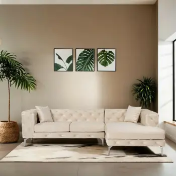 Këndore Atelier del Sofa, Como Eco, e djathtë, bezhë