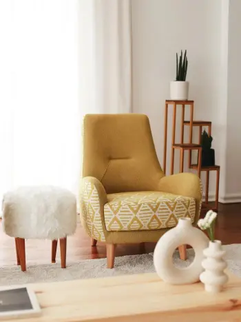 Karrige krahu Atelier del Sofa, Aztek, e verdhë