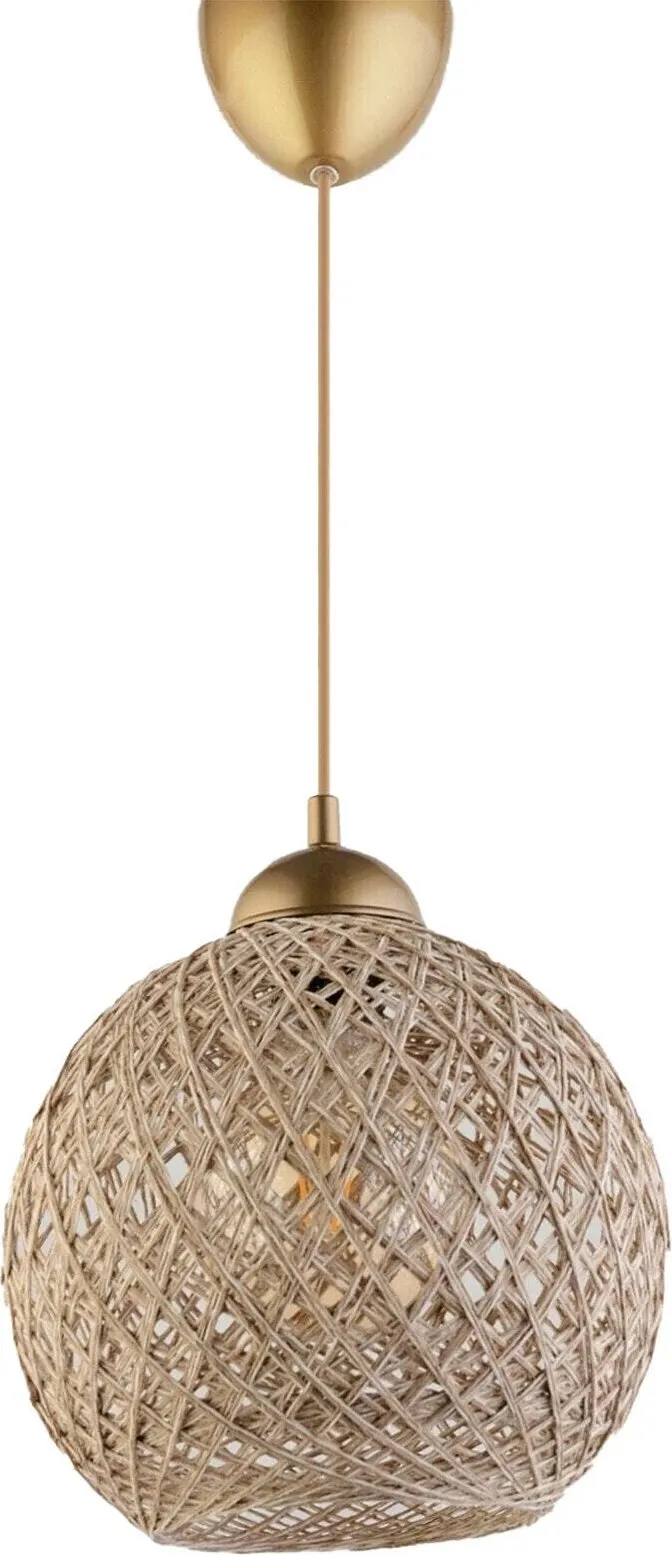 Llambë tavani prej jute, dorëpunuar, Opviq, 190 - JK - 3
