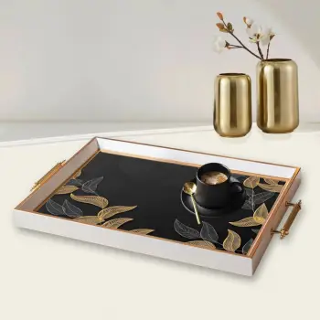 Tabaka xhami Aberto Design, shumëngjyrëshe, TPB9762, 50x29x3.5cm