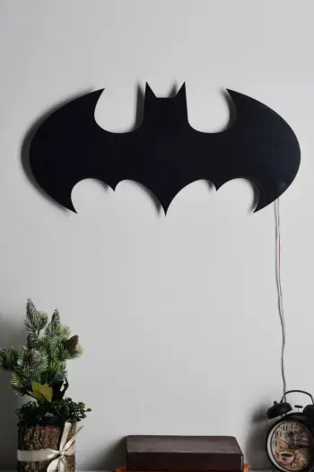 Dritë dekorative LED, Batman, ngjyrë e kuqe
