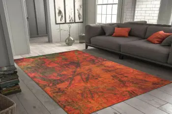Qilim (140 x 190) Conceptum Hypnose, Fusion Chenille, portokalli AL 09