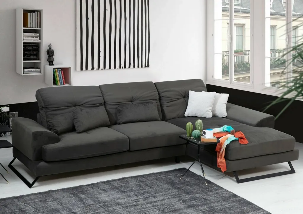 Kënd-sofë Atelier del Sofa, Frido kënd i djathtë (L3+Chl), anthracite - 5