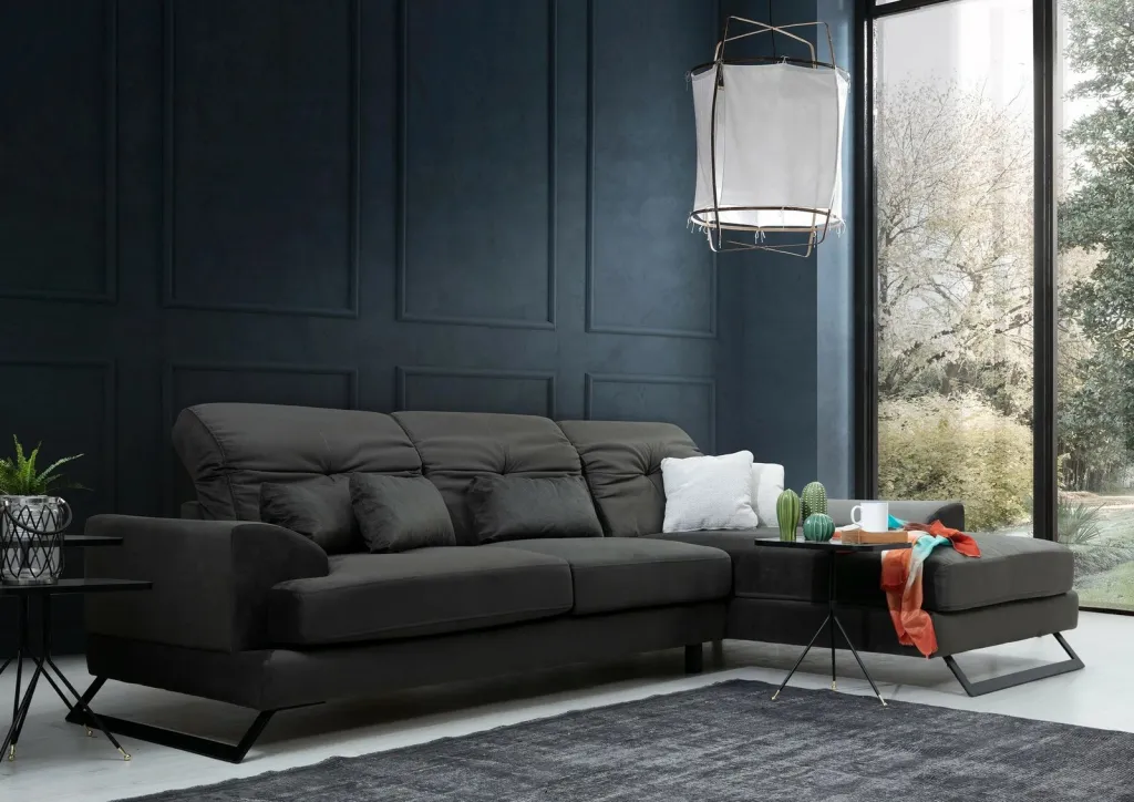 Kënd-sofë Atelier del Sofa, Frido kënd i djathtë (L3+Chl), anthracite - 6