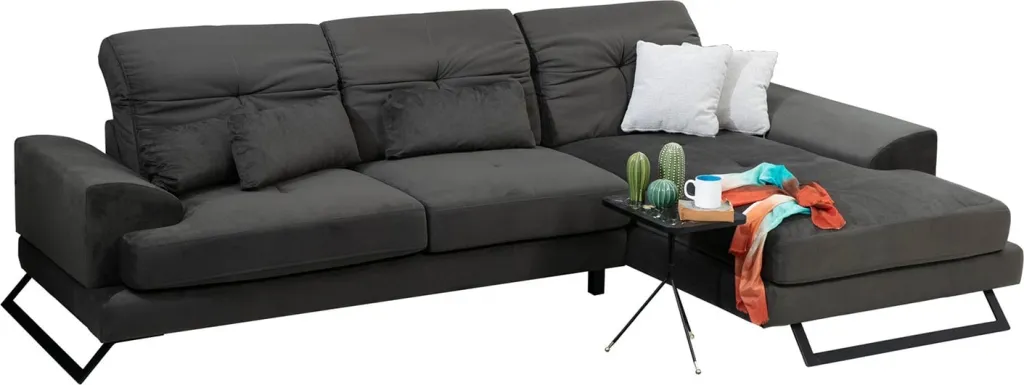 Kënd-sofë Atelier del Sofa, Frido kënd i djathtë (L3+Chl), anthracite - 10