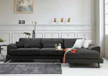 Kënd-sofë Atelier del Sofa, Frido kënd i djathtë (L3+Chl), anthracite
