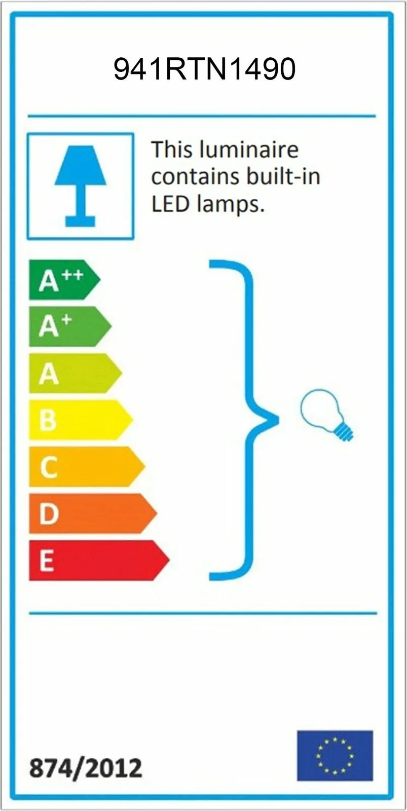 Llambë muri Opviq, Flüt, 50 cm, LED, krom - 4