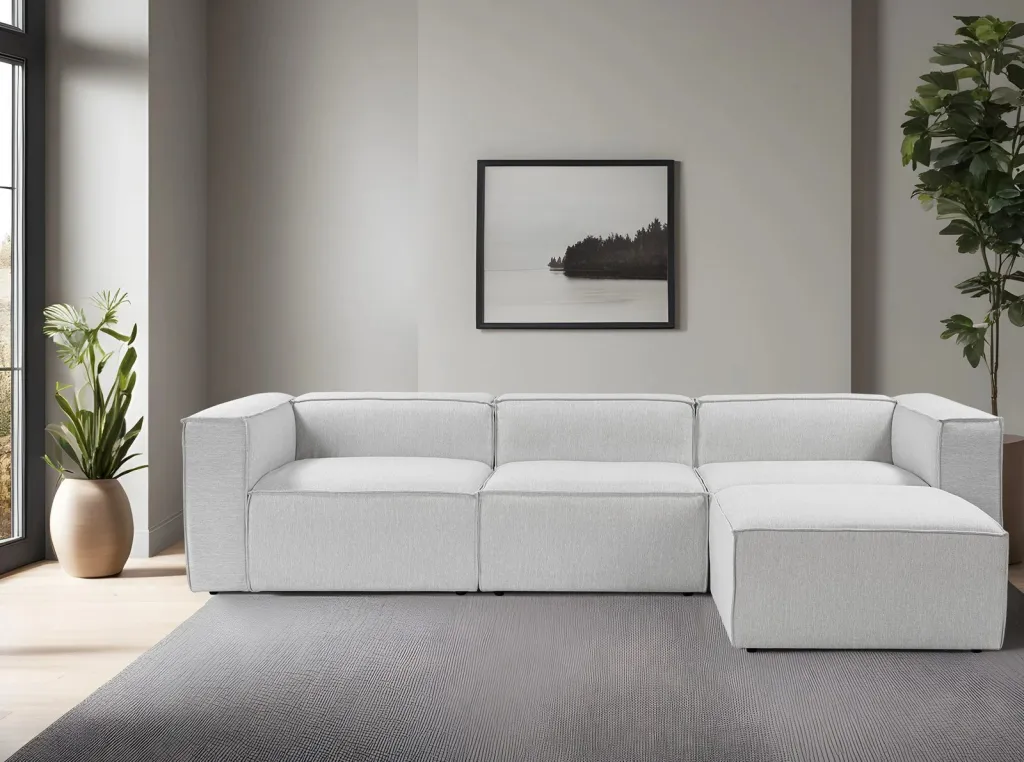 Këndsofa Atelier del Sofa, ngjyrë gri, Fora - 2