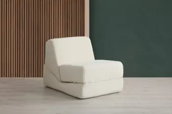 Krevat-karrige një vendësh, Atelier del Sofa, Origami Convertable, e bardhë