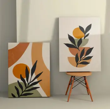 Pikturë dekorative në kanavacë (2 copë), Wallity, 2KNV4271, 50x70 cm