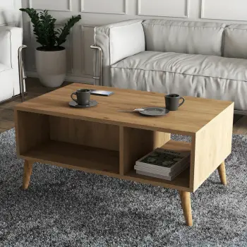 Tavolinë kafeje Hanah Home Exxen, ngjyrë lisi, 90x54x41.6cm