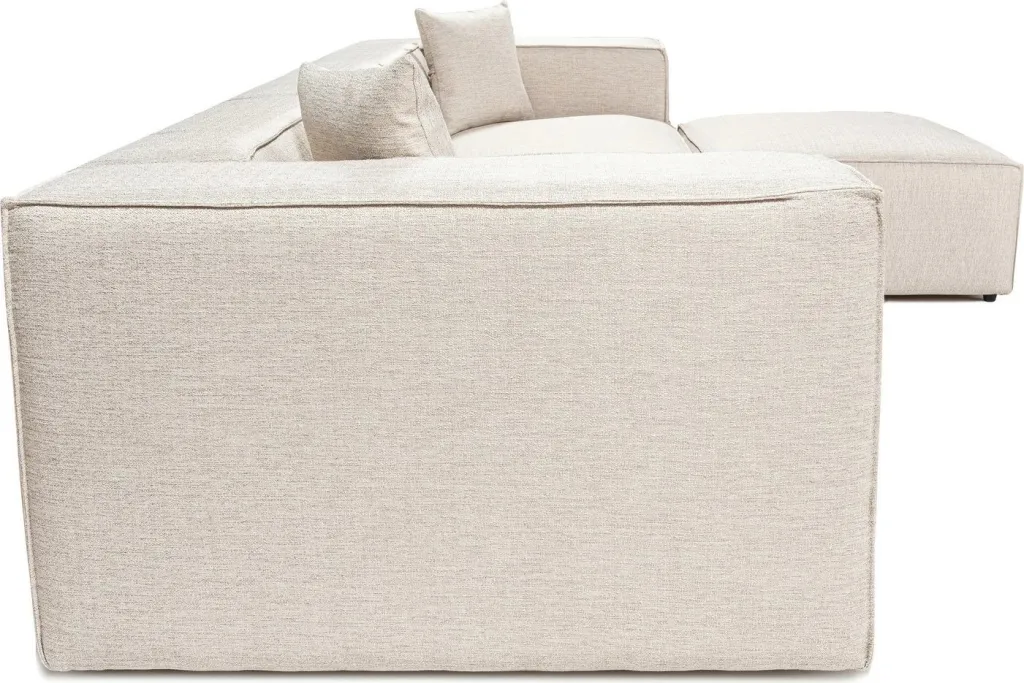 Këndare Lora, ngjyrë kafe e çelët, me pouffe, 4 pjesë - 7