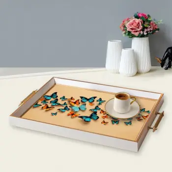 Tabaka prej qelqi Aberto Design, shumëngjyrëshe, TPB9933