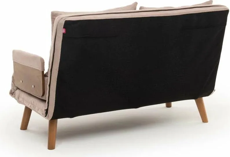 Divan-krevat dy ulëshe, Cosmo, ngjyrë mink, Atelier del Sofa - 14