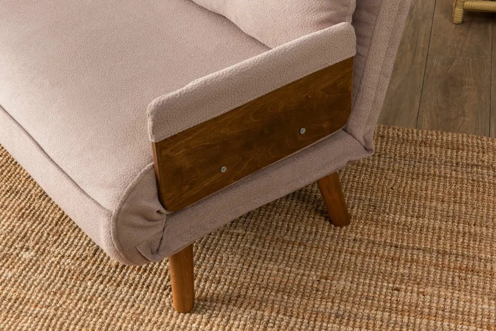 Divan-krevat dy ulëshe, Cosmo, ngjyrë mink, Atelier del Sofa - 7