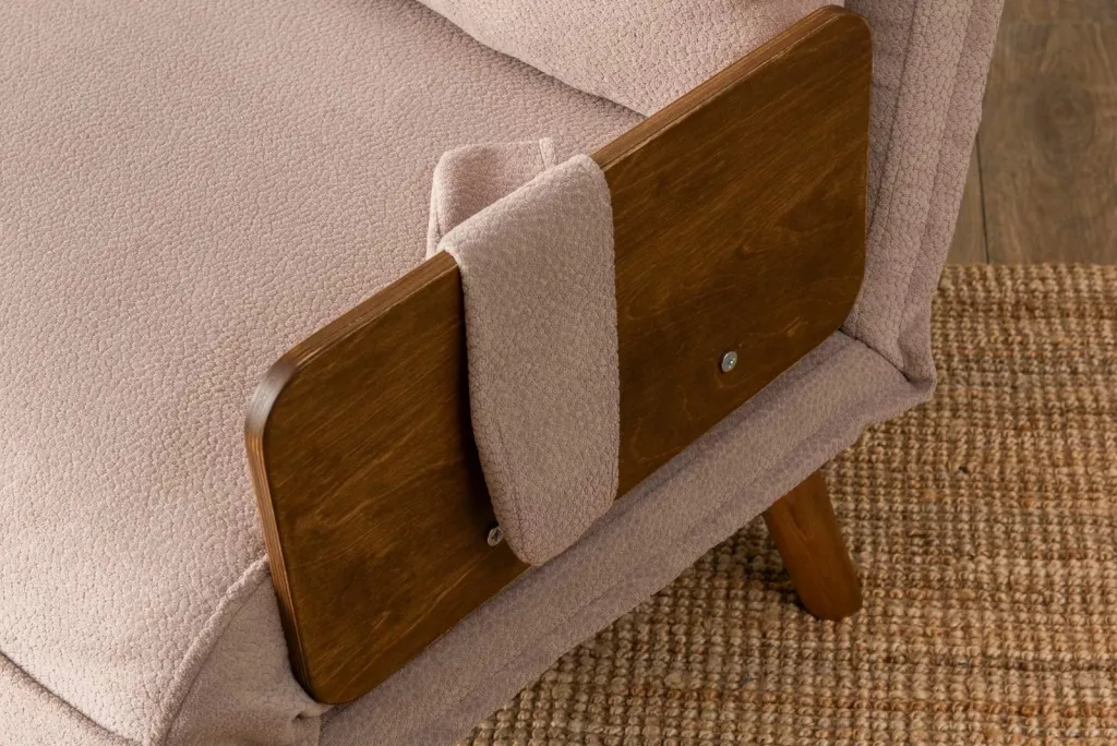 Divan-krevat dy ulëshe, Cosmo, ngjyrë mink, Atelier del Sofa - 8